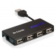 Карманный USB 2.0 концентратор D-Link DUB-104 в Нефтеюганске, USB хаб DLink DUB104 (Нефтеюганск)