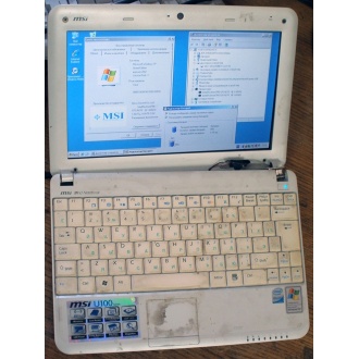 Нетбук MSI Wind U100 (Intel Atom N270 1.66Ghz /1024Mb DDR2 /120Gb /10" 1024x600) - Нефтеюганск