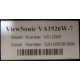 ViewSonic VA1926W-7 (Нефтеюганск)