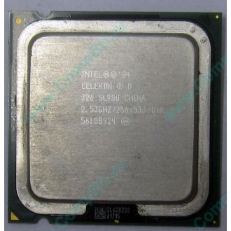 Процессор Intel Celeron D 326 (2.53GHz /256kb /533MHz) SL98U s.775 (Нефтеюганск)
